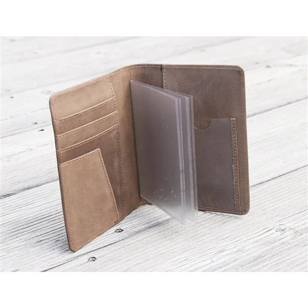Pilot Licence Cover Boeing brown