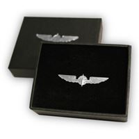 D4P Pilot Wings medium silver