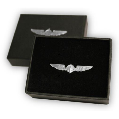 D4P Pilot Wings medium silver