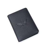 Pilot Licence Cover Wings black