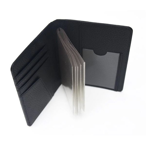Pilot Licence Cover Wings black