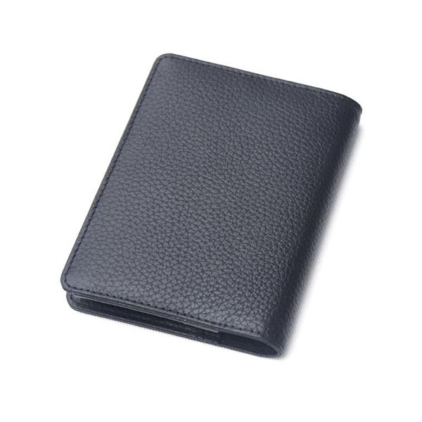 Pilot Licence Cover Wings black