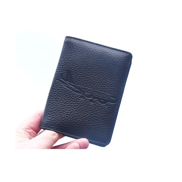 Pouzdro Pilot licence "Airbus" černé