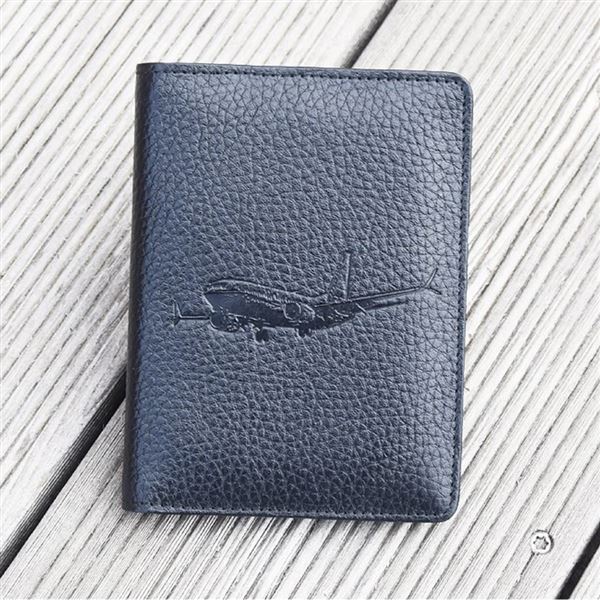 Pilot Licence Cover Boeing black