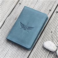 Pilot Licence Cover Wings blue