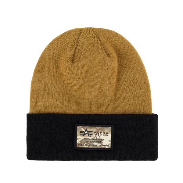 Alpha Industries Crew Camo Beanie khaki
