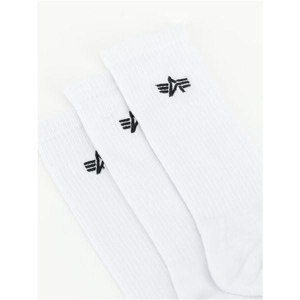 Alpha Industries Basic Socks 3 Pack white, 39/42
