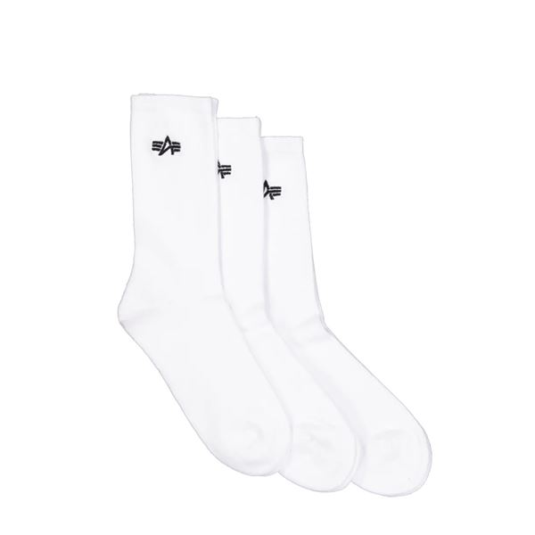 Alpha Industries Basic Socks 3 Pack white, 39/42