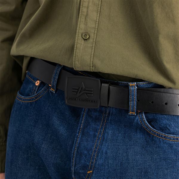 Alpha Industries Pásek do kalhot černý