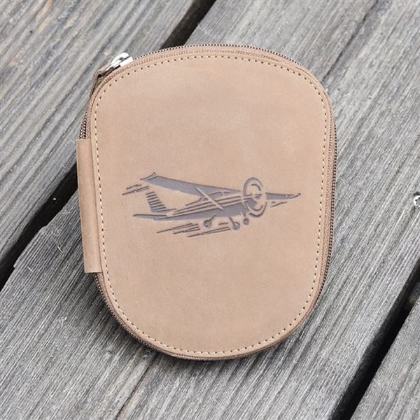 Manicure set PREMIUM LINE Airplane brown
