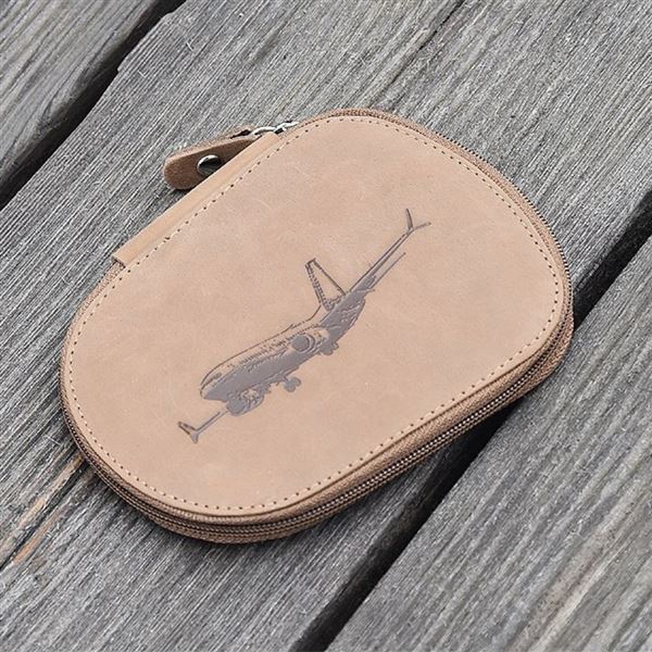 Manicure set PREMIUM LINE Boeing 737 brown