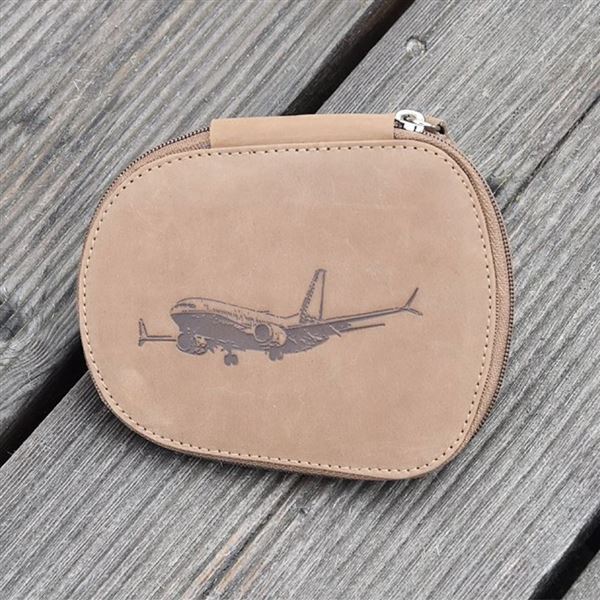 Manicure set PREMIUM LINE Boeing 737 brown