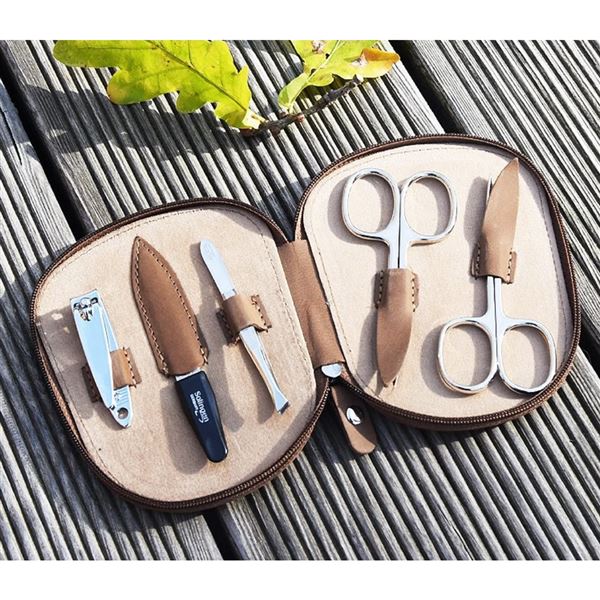 Manikúrová sada PREMIUM LINE Spitfire hnědá