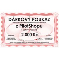 Dárkový poukaz Pilotshop 2000,- Kč