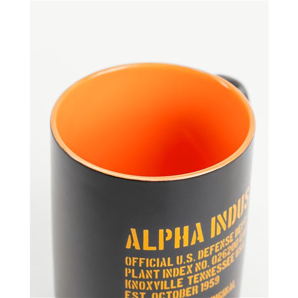 Alpha Industries Keramický hrnek Alpha, černý