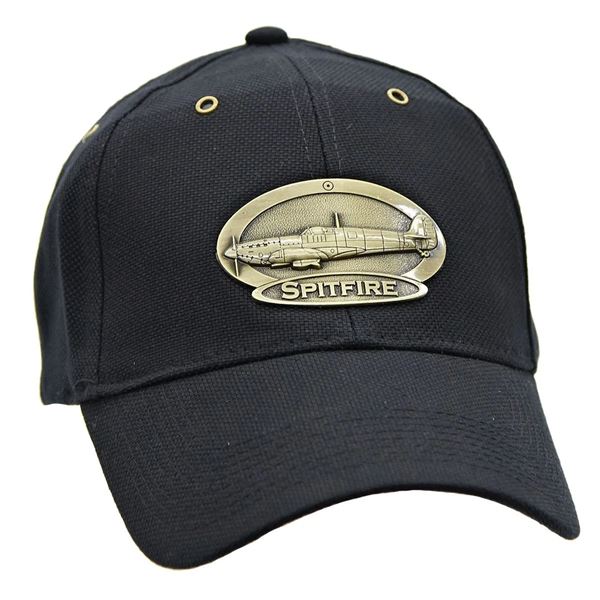 Spitfire Cap with Brass Emblems