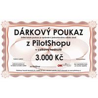 Dárkový poukaz Pilotshop 3000,- Kč