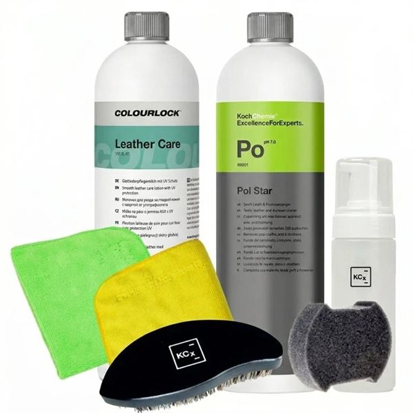 KOCH Cleaning Kit Leather and Alcantara 