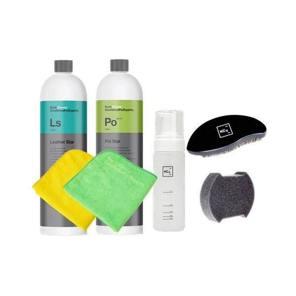 KOCH Cleaning Kit Leather and Alcantara 