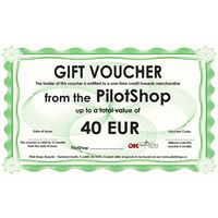 Gift voucher for our PilotShop 40EUR