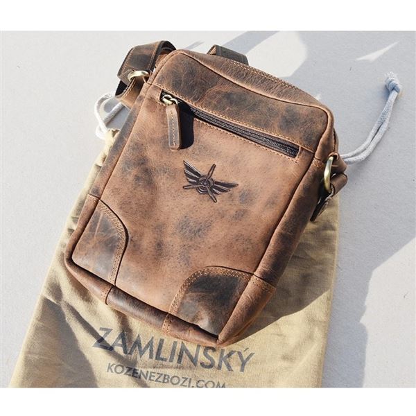 Kožená taška Alessio "Křídla"