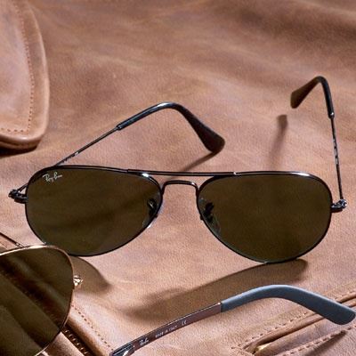 Ray-Ban Aviator (58mm) Black