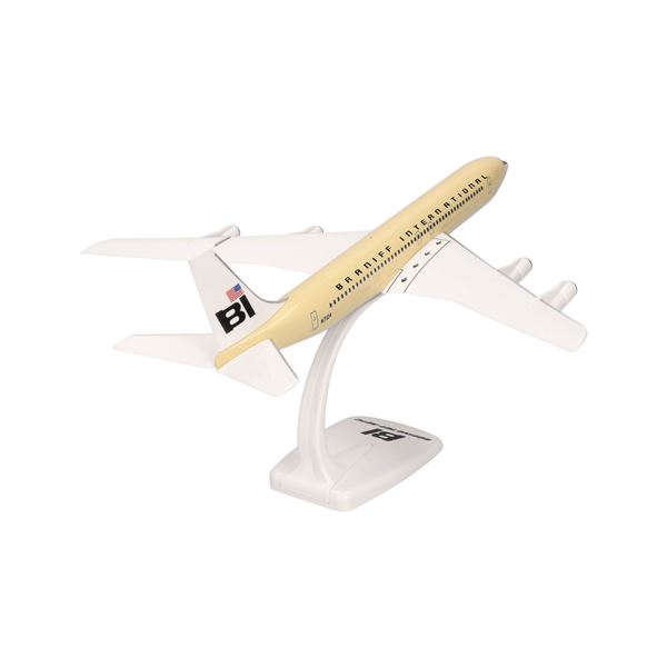 Model B707-320 Braniff International Solid beige 1:144