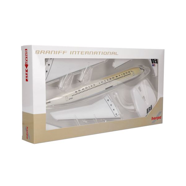 Model B707-320 Braniff International Solid beige 1:144