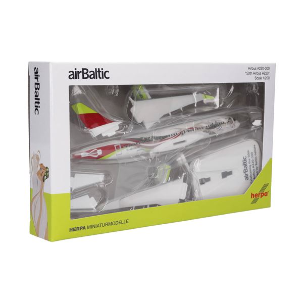 Model A220-300 airBaltic "50th A220" 1:200