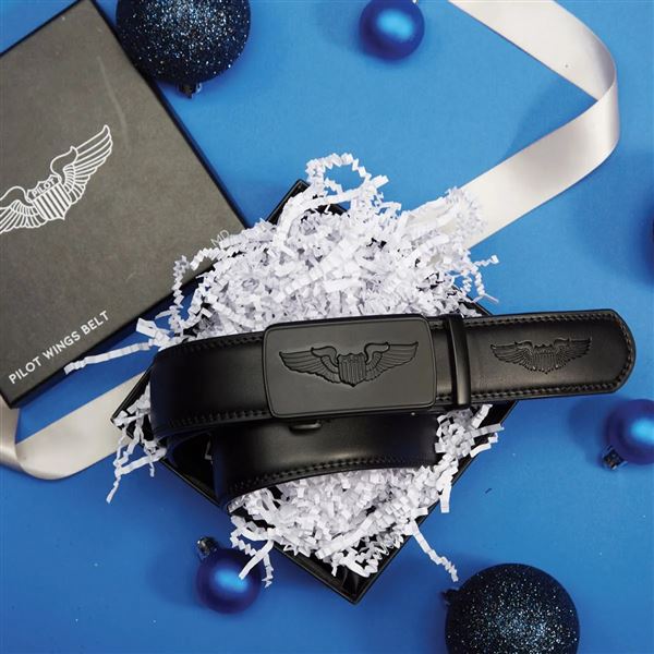 Pásek Pilot Wings kožený, XL