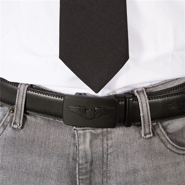 Pásek Pilot Wings kožený, XL