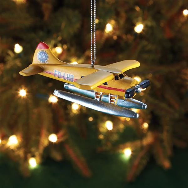 Vánoční ozdoba hydroplánu Flight Outfitters
