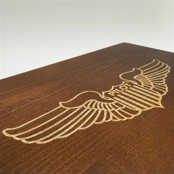 Pilot Wings Whiskey Glass Gift Set