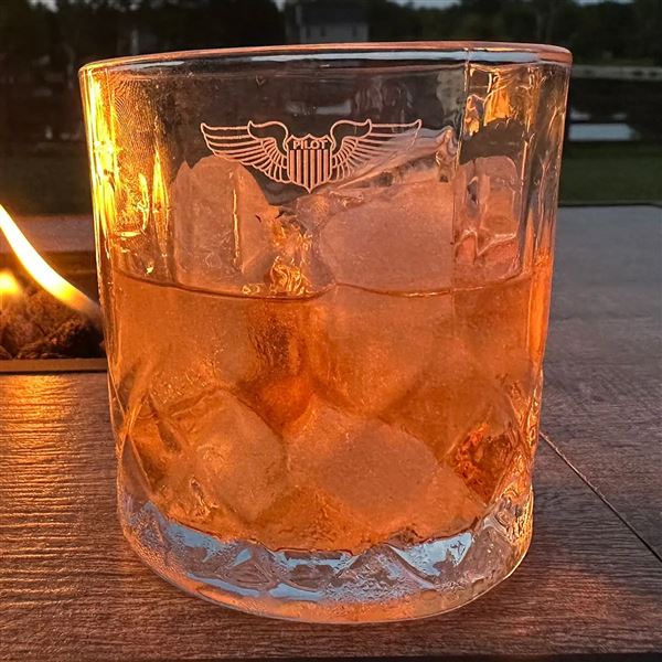 Pilot Wings Whiskey Glass Gift Set