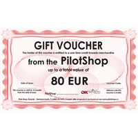 Gift voucher for our PilotShop 80EUR