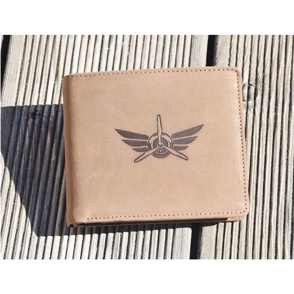 Leather wallet Wings