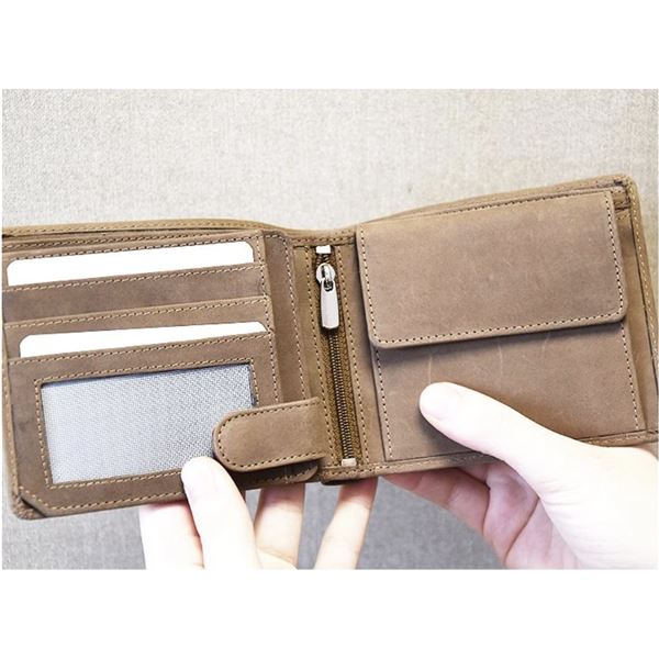 Leather wallet Wings