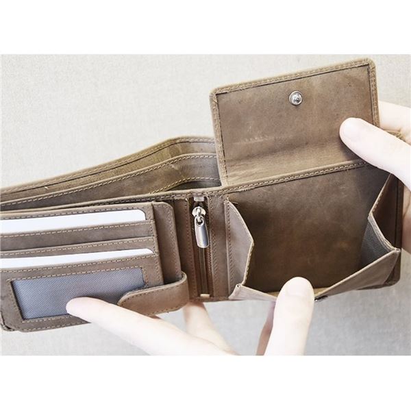 Leather wallet Wings
