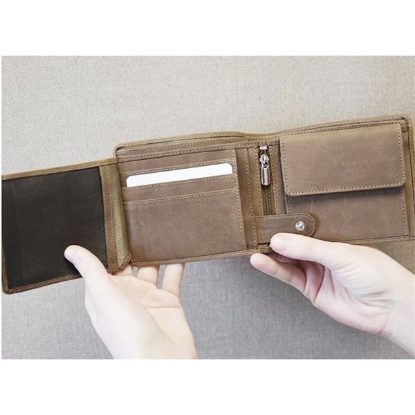 Leather wallet Wings