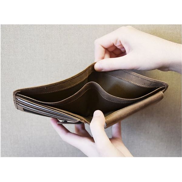Leather wallet Wings