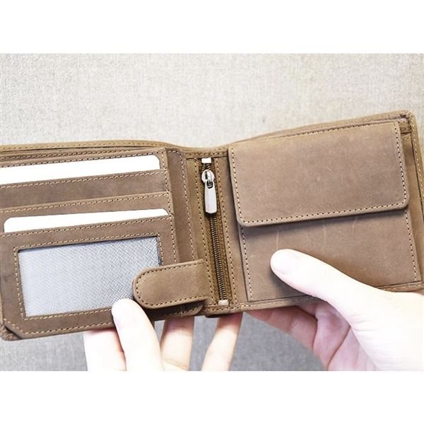 Leather wallet Wings