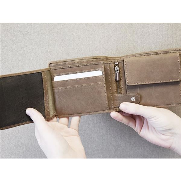 Leather wallet Wings