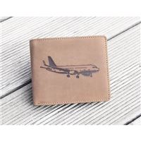 Leather wallet Airbus