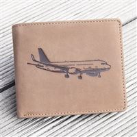 Leather wallet Airbus