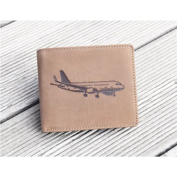 Leather wallet Airbus