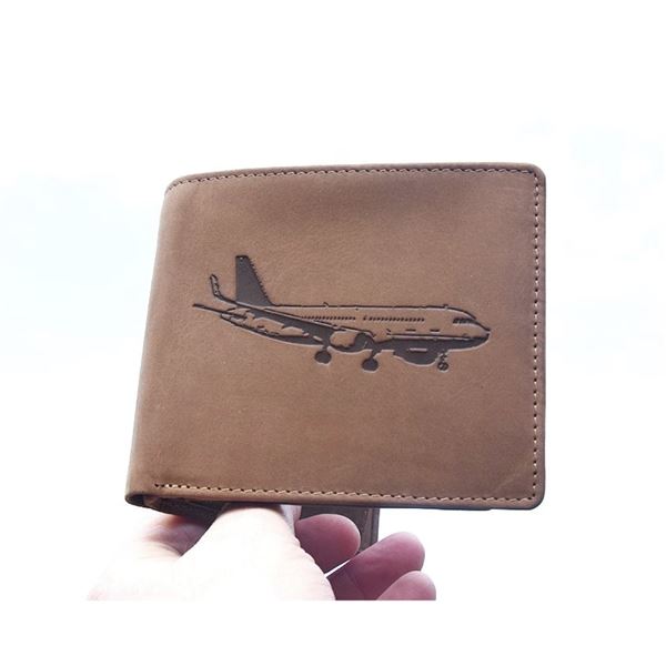 Leather wallet Airbus