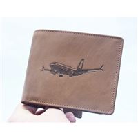 Leather wallet Boeing