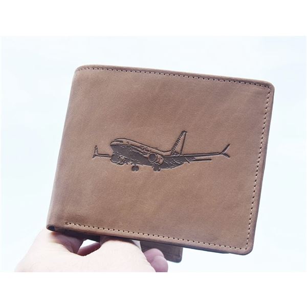 Leather wallet Boeing
