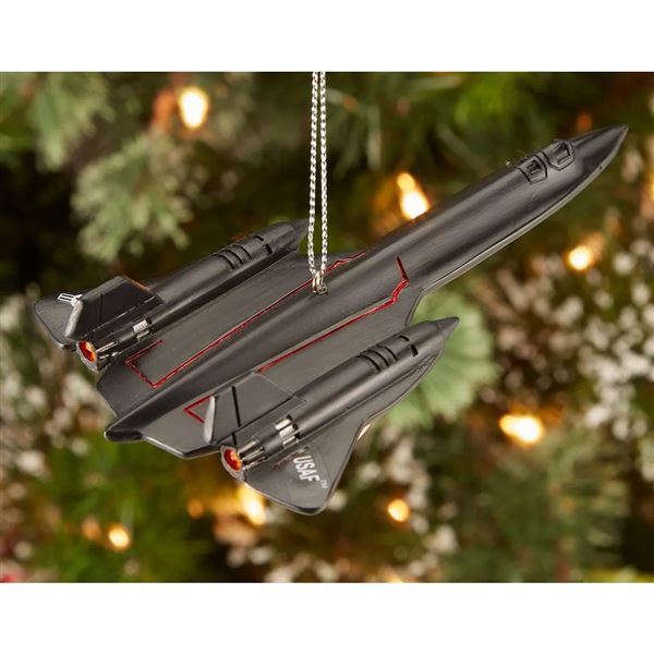 SR-71 Blackbird USAF Christmas Ornament