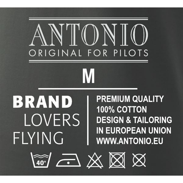 ANTONIO T-Shirt AEROCLUB - CZ grey, M